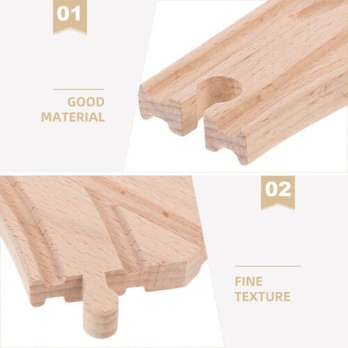 Wooden multi-directional switch tracks for kids 2 pcs 2