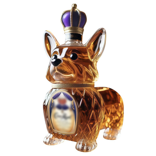 Stojan na fľaše Corgi biely 11,16 oz 1