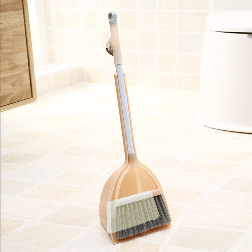 Broom and Dustpan Set Stainless Steel Handle1Pair