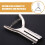 Διατρητής τρυπών σημάτων PVC από κράμα ψευδαργύρου συμπαγές ασημί 1 σετ 7
