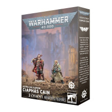 Miniatures: Astra Militarum Ciaphas Cain & Jurgen (Warhammer 40,000)