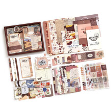 Scrapbooking kit paper frame collage journal decoration