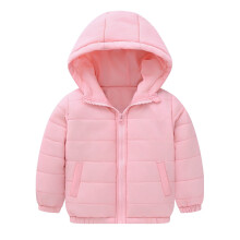 Doudoune d'hiver pour enfants, coupe-vent, chaude, à capuche
