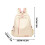 Mochila escolar com cores combinando, grande capacidade e espaço para laptop de 15 polegadas. 2