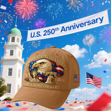 Casquette de baseball patriotique des États-Unis, 250e anniversaire