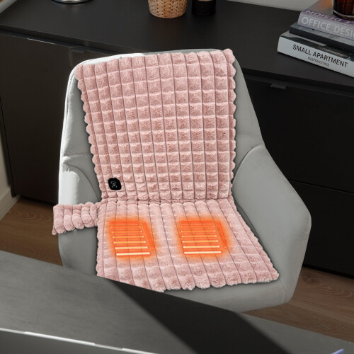 USB Heated Seat Cushion Adjustable Warmth Portable 2
