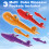 Dinosaur Rocket Launcher Toy for Kids 3-8, Stomp-Activated 6