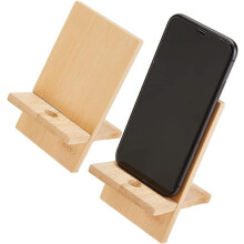 Ξύλινη Βάση Τηλεφώνου για Smartphones και Tablets Brown2Sets