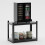 Support pour mini-frigo avec rangement, noir, 100 kg 6