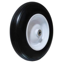 Anvelopă de roabă de 14,5 inch, fără pană, rulment de 5/8 inch, butuc de 3 inch