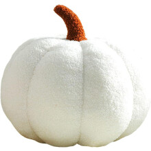 Cuscino per divano in peluche a forma di zucca 3D, 28 cm (11 pollici)
