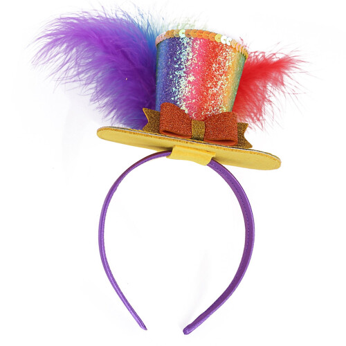 serre-tête à paillettes ajustable pour filles, 1 pièce