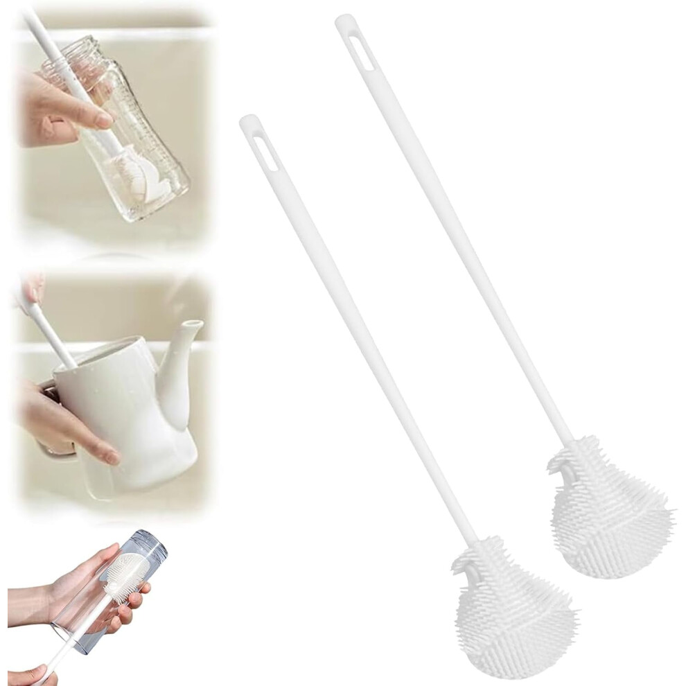 Silicone Bottle Brush with Long Handle 1 Pack