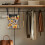 Sunflower Cow Print Clothespin Bag with Hanging Hook 4