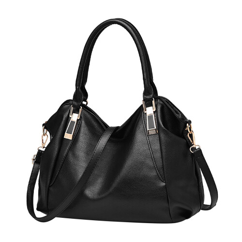 Dames schoudertas van PU-leer, ruime totebag