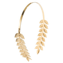 serre-tête de mariée style grec avec feuille d'or