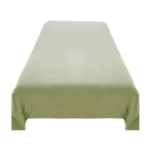 Ensemble de draps en flanelle de velours vert, doux et chaud, 4 pièces