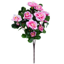 Bouquet d'azalées artificielles pour décoration de mariage (2 pièces)