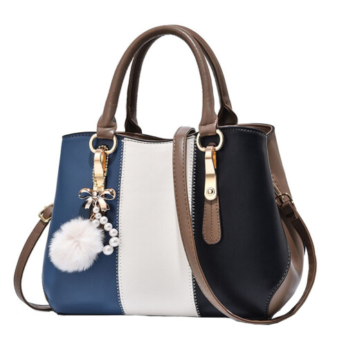 Bolsa de ombro feminina elegante com alça superior e