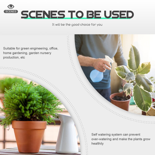 Αυτοποτιζόμενο κορδόνι φυτιλιού 30 ποδιών υδροπονικό σχοινί στάγδην 2