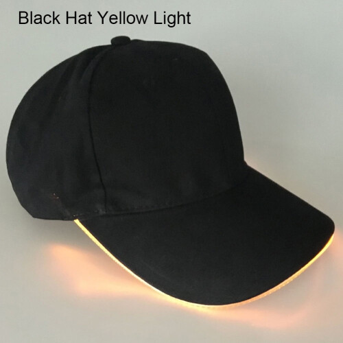 Μονόχρωμο καπέλο μπέιζμπολ Naierhg Unisex με LED 1