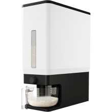 Dispenser di riso Lifewit ermetico da 25 libbre, nero