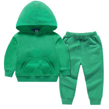 Baby Jungen Kapuzenpullover und Hose Set Grün 0-3 bis 18-24