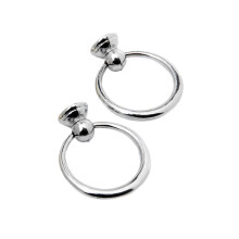 Ring Knobs Drawer Handles Gold Silver 2 pcs 37mm Zinc Alloy