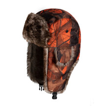 Pălărie de iarnă unisex Camo Trapper, caldă și impermeabilă, cu urechi