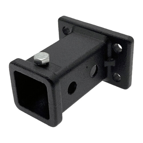Adaptador de engate de reboque em aço fundido com receptor quadrado redutor