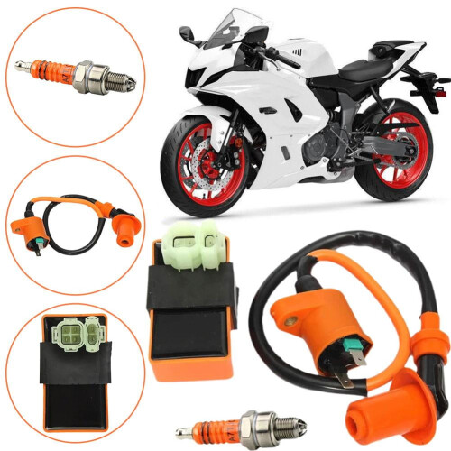Κιβώτιο CDI Racing AC με πολλαπλασιαστή και μπουζί για κινητήρες Gy6 2