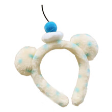 Bandeau oreilles d'ours, accessoire de coiffure tendance pour les fêtes