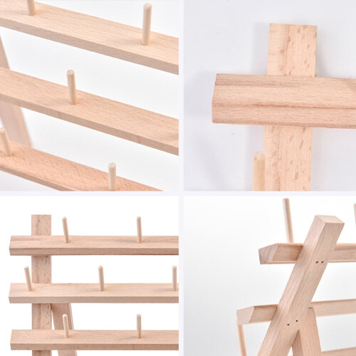 Broderitrådsställ Hopfällbart Hardwood2Count 1