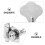 Stemmenøgler til basguitar, sølvstål, 1 sæt 2