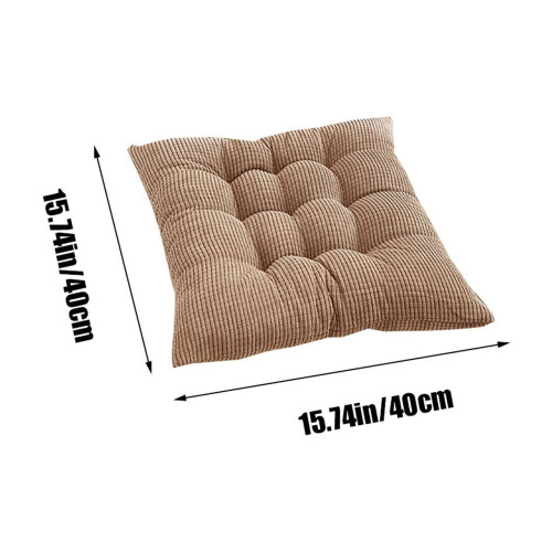Quadratisches Plüschsofakissen, dick und weich, 1 Stück 2