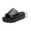 Schwarze Damen-Plateau-Slipper mit dicker Sohle, Größe 41 4