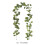 Ghirlanda artificiale di edera con rose e gypsophila, 1,8 m 4