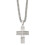 Collier croix en acier inoxydable 3