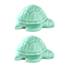 Green Turtle keraaminen WC-pöntön pultin kansi, 1 kpl