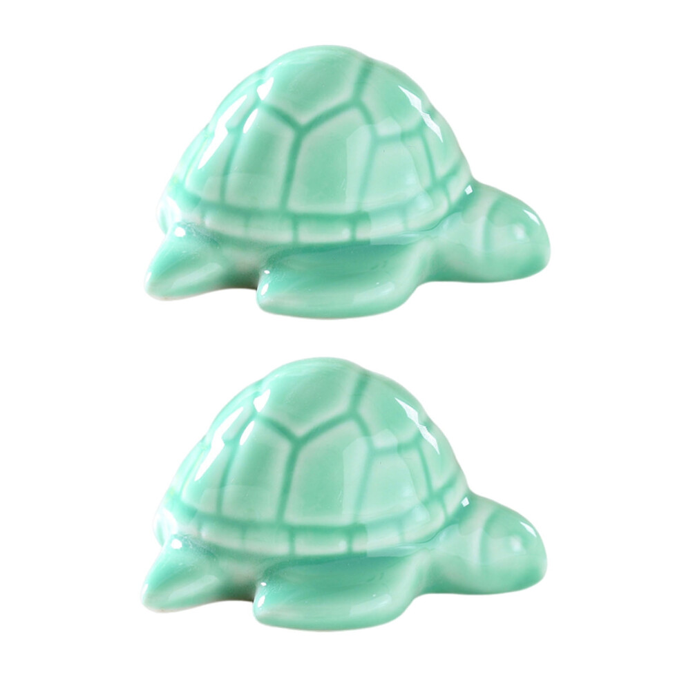 Green Turtle Ceramic Toilet Bolt Cover 1 Piece 939152559336