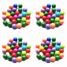 Glass Marbles 14mm Solid 60 Pieces