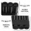Plastic coin box for storage and organization, portable 7