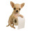 Porta fazzoletti a forma di cane, da parete. 2