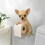 Porta fazzoletti a forma di cane, da parete. 4