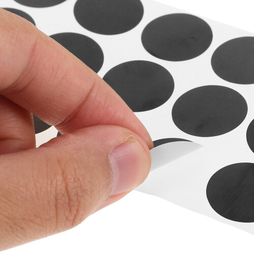 Black Round Paper Targets 900 Pieces 2