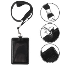 Portatarjetas vertical negro PU1Pack