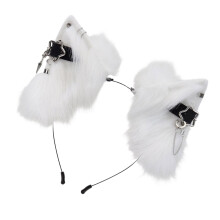 Serre-tête oreilles de chat avec boucles d'oreilles pour cosplay d'Halloween