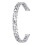 Γυναικείο λουράκι ρολογιού Diamond Link με ασημένιο λουράκι 17x1.2cm 5