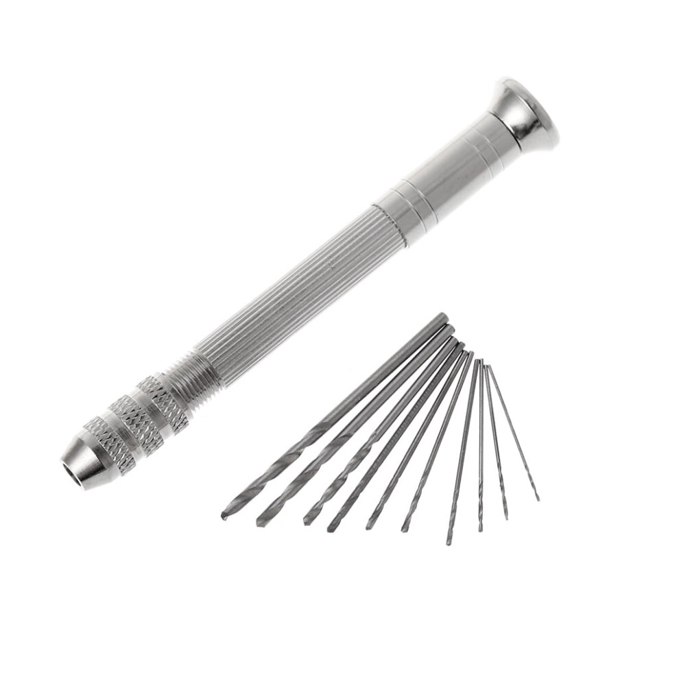 Swivel Head Pin With 10 Micro Hss Twist Drill Bits 968604390937