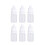 Frasco conta-gotas de plástico branco para líquido oftálmico 5ml 6
